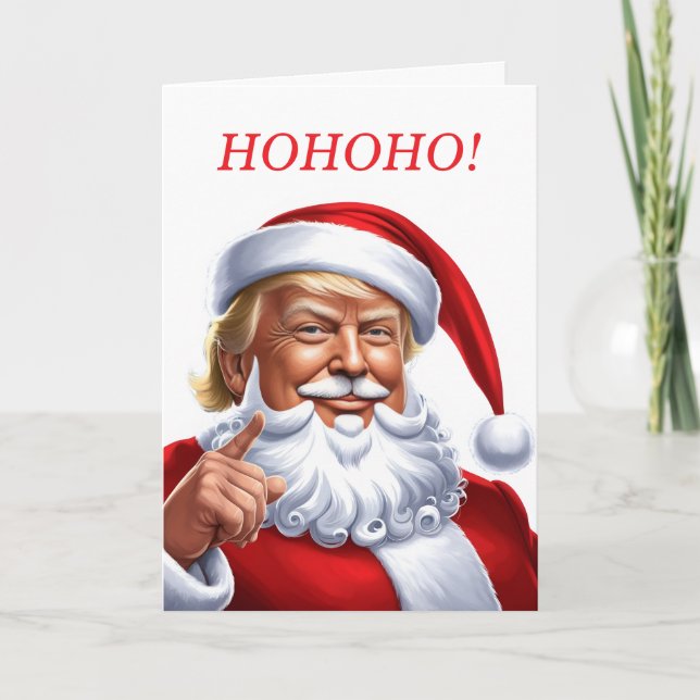 Trump for Christmas 2024 Holiday Card (Front)