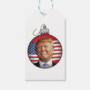 Trump for Christmas Gift Tags