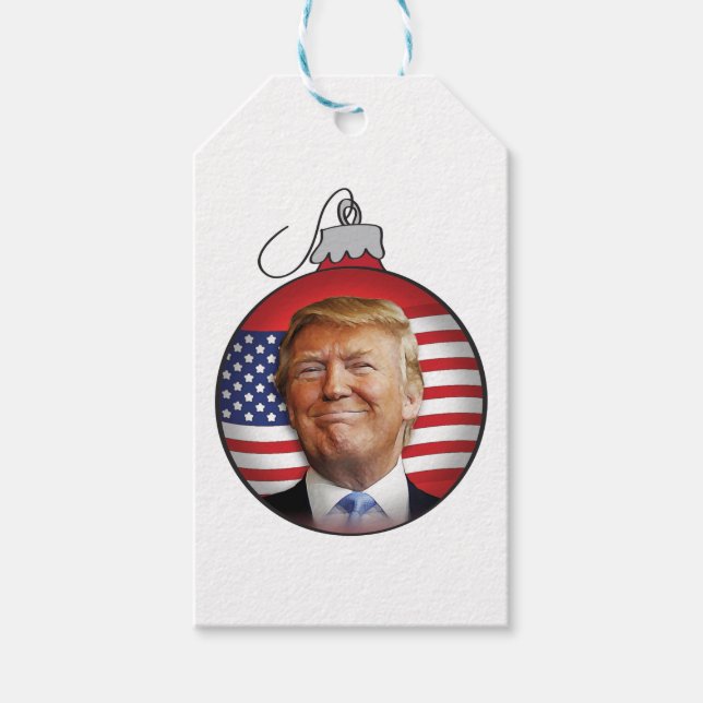 Trump for Christmas Gift Tags (Front)