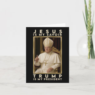 Trump For Pope T Shirt President Trump Tees 2025 1 Card