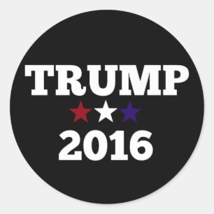 Trump for President 2016 Classic Round Sticker