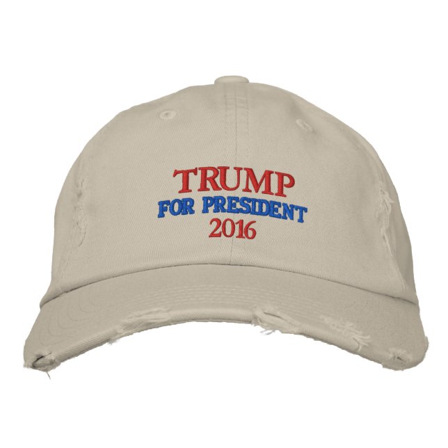 TRUMP FOR PRESIDENT 2016 MEN'S CAP (Front)