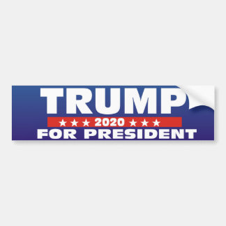 Trump For President 2020 Bumper Sticker