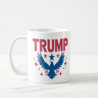 Trump for President Eagled 2024 Coffee Mug