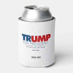 Trump for President Your Name 2024 Election Party Can Cooler