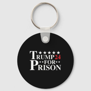 Trump For Prison 2024 4th Of July Independence Day Key Ring
