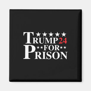 Trump For Prison 4th Of July Independence Day Amer Magnet