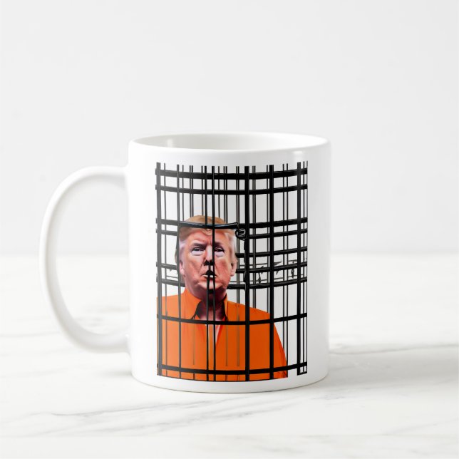 Trump For Prison Coffee Mug (Left)