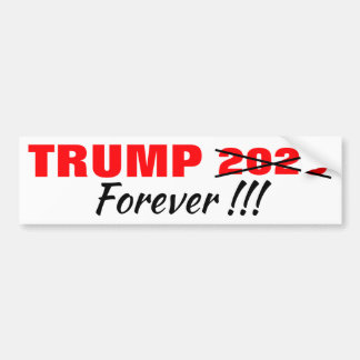 TRUMP FOREVER!!! BUMPER STICKER 2020