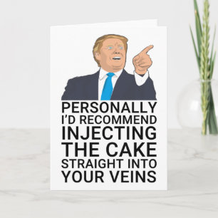 Trump Funny Birthday Card