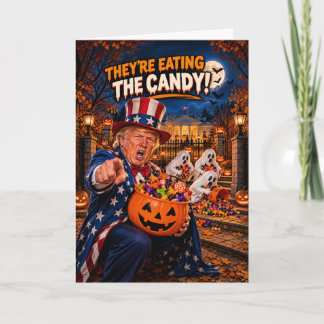 Trump Funny Halloween Card | Patriotic Halloween