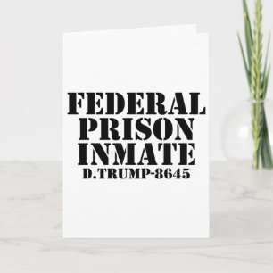 Trump Funny Halloween Costume T Shirt Prison Inmat Card