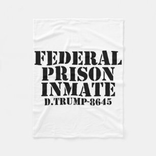 Trump Funny Halloween Costume T Shirt Prison Inmat Fleece Blanket