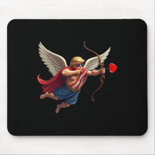 Trump Funny Heart Valentine Mouse Pad