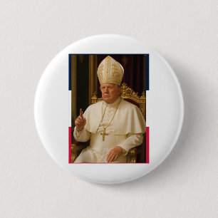 Trump Funny Pope President Trump Wants To Be The N 6 Cm Round Badge