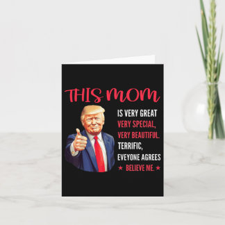 Trump Funny Quotes Mother's Day This Mum Is Very G Card