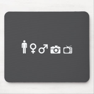 Trump Funny Saying Cognitive Test Person Woman Man Mouse Pad