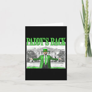 Trump Funny St Patricks Day St Pattys Day Dancing Card