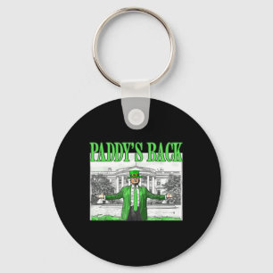 Trump Funny St Patricks Day St Pattys Day Dancing  Key Ring