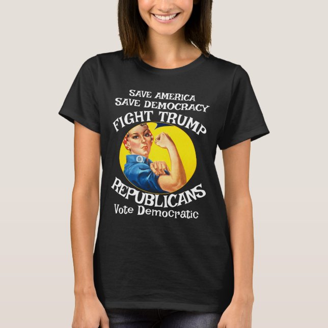 Trump FW FV HG Dining Room Deck Patio Stone Brick  T-Shirt (Front)