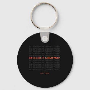 Trump Garbyge Truck Key Ring