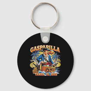 Trump Gasparilla Tampa Fl 2025 Pirate Festival Key Ring