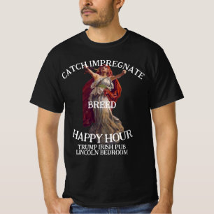 Trump Gay Arab Trans Satyr Fluff Tiki Bar T-Shirt