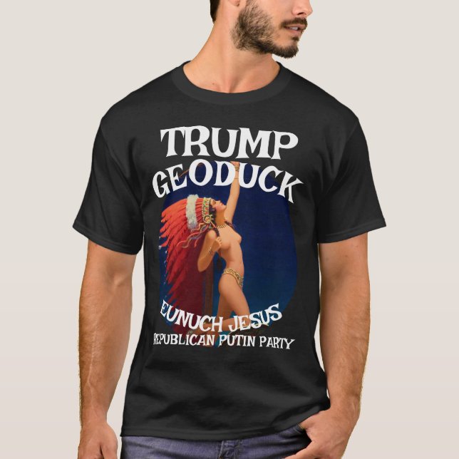 Trump Ghent Altarpiece Geoduck Jesus Republican WH T-Shirt (Front)