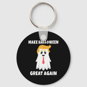Trump Ghost. Make Halloween Great Again Celebratio Key Ring
