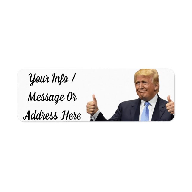 Trump Gift Address Labels (Front)