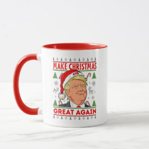 Trump Gift Mug, Donald Trump Merry Christmas Mug