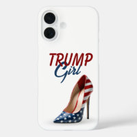 TRUMP GIRL Flag High Heel Shoe