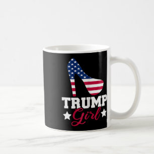 Trump Girl Republican Woman Gop Patriot High Heel  Coffee Mug