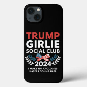 Trump Girlie Coquette Social Club Bow Election  iPhone 13 Case