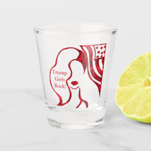  TRUMP GIRLS ROCK! SHOT GLASS