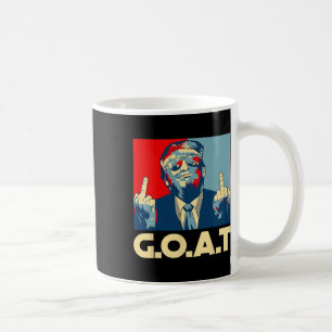 Trump Goat 45th President Middle Finger Election R Coffee Mug