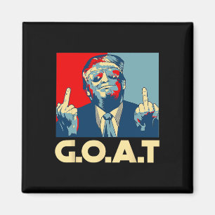 Trump Goat 45th President Middle Finger Election R Magnet