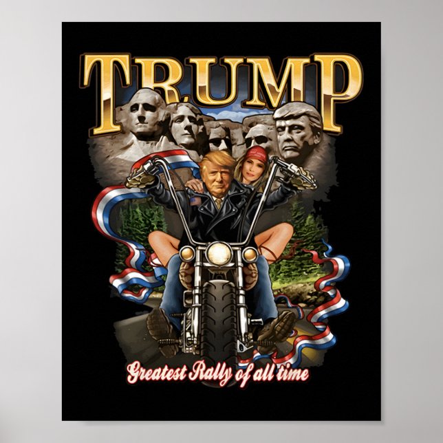 Trump Goat Daddy's Home Funny Trump Daddys Coming  Poster (Front)