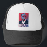Trump GOAT Election 2024 Republican Vintage Trucker Hat<br><div class="desc">Trump GOAT Election 2024 Republican Vintage</div>