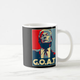 Trump Goat Middle Finger Election 2024 Republican Coffee Mug