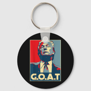 Trump Goat Middle Finger Election 2024 Republican  Key Ring