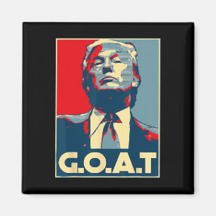Trump Goat Middle Finger Election 2024 Republican  Magnet