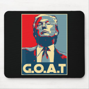 Trump Goat Middle Finger Election 2024 Republican Mouse Pad