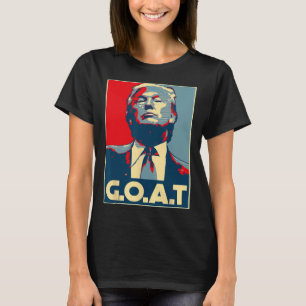 Trump Goat Middle Finger Election 2024 Republican T-Shirt