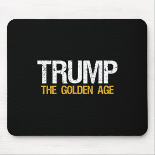 Trump Golden Age Usa Flag President Inauguration D Mouse Pad