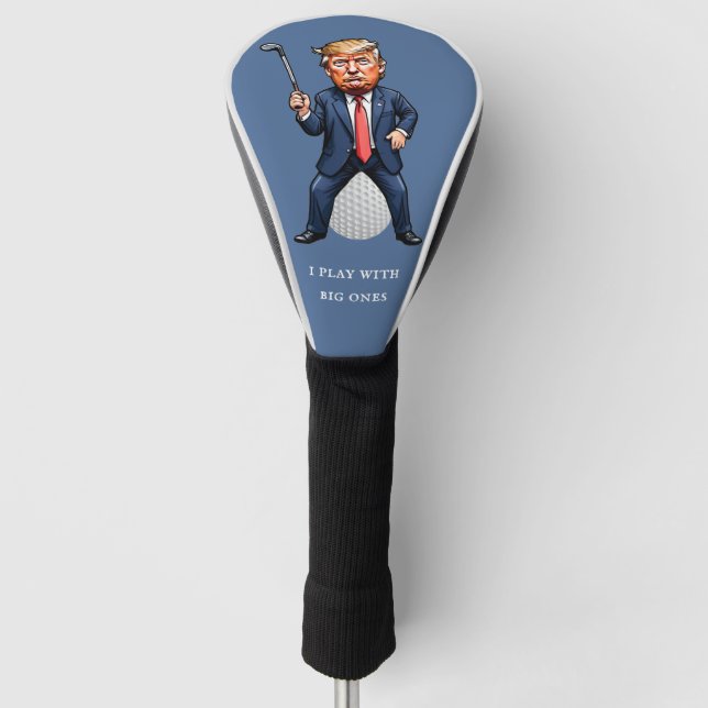Trump Golf Ball Head Cover (Front)