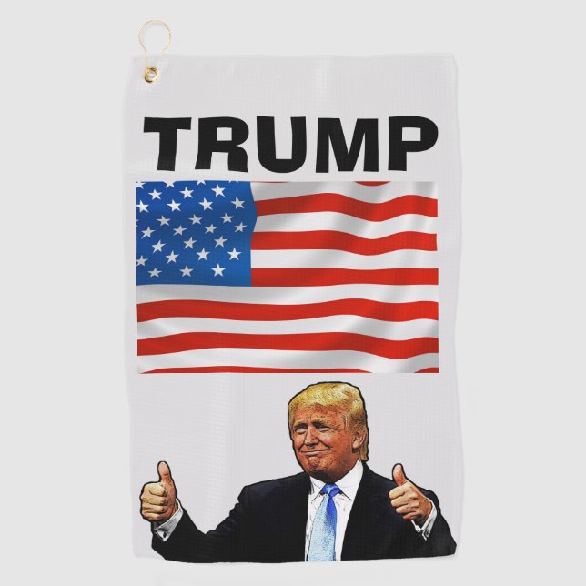 TRUMP GOLF TOWEL PATRIOTIC (Front)