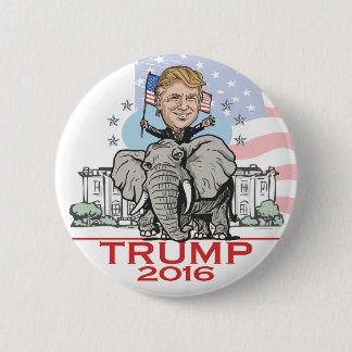 Trump GOP Elephant Tour 6 Cm Round Badge