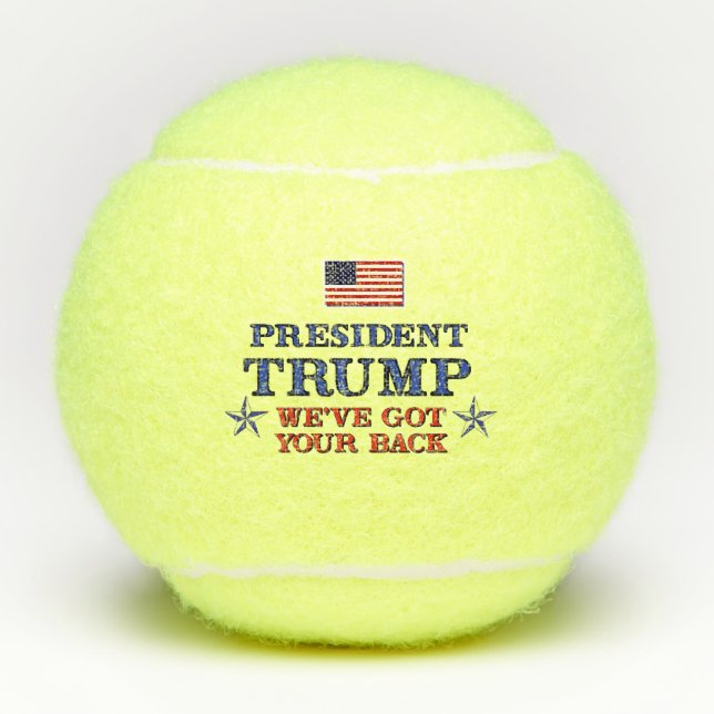 Trump Got Your Back Tennis Balls (Front)