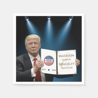 Trump Greatest Amazing Wedding Napkin